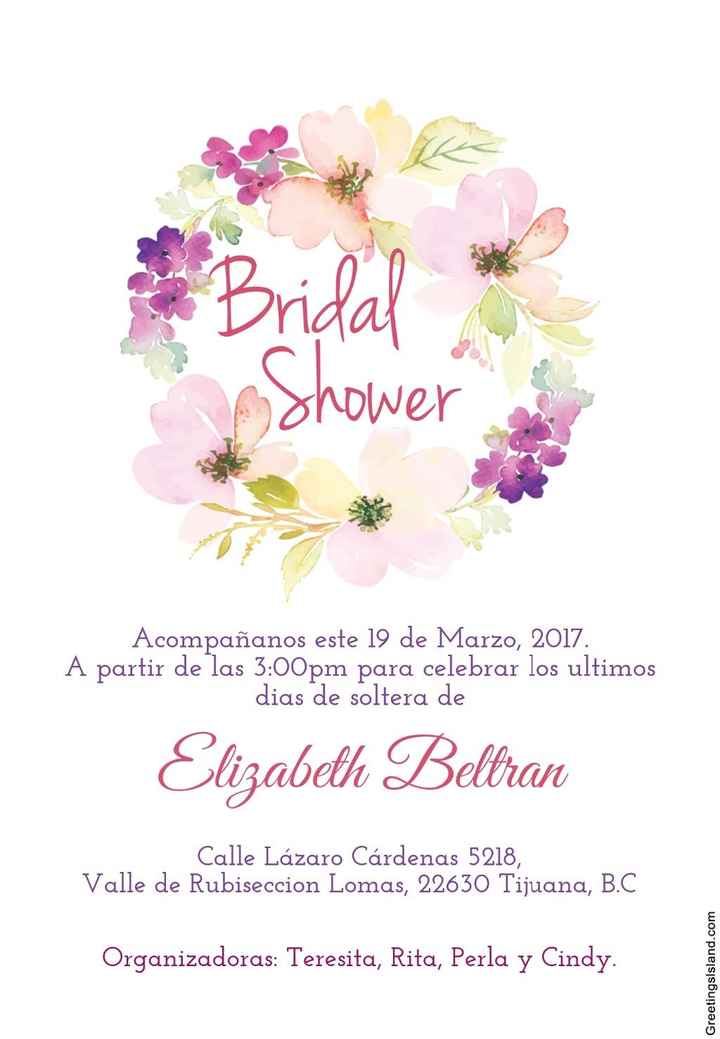 Bridal Shower Invitation