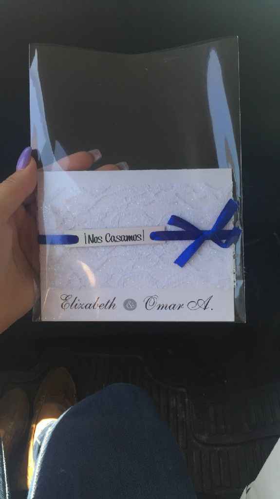 Ya llegaron mis invitaciones !!!! - 1