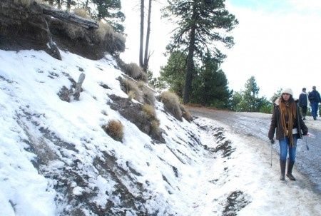 Nieve!! También tenemos nieve!