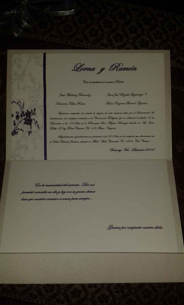 Mis invitaciones... hechas por mi - 2