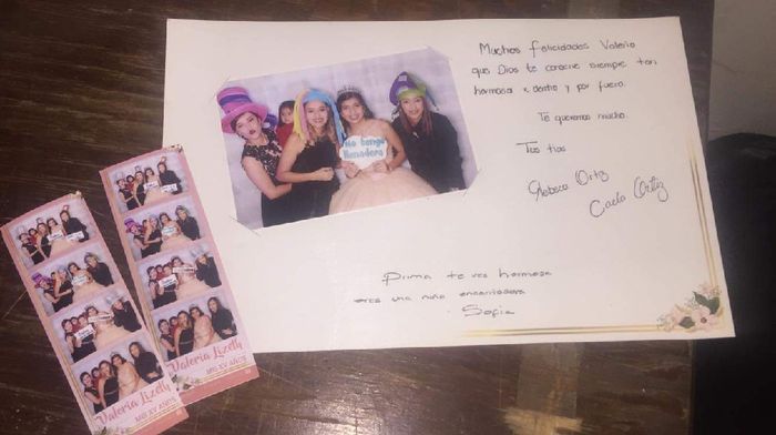 Cuadro de dedicatorias vs Libro de firmas - 1