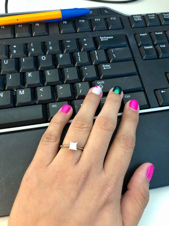 Muestren su anillo de compromiso 😍💕💍💑 - 1