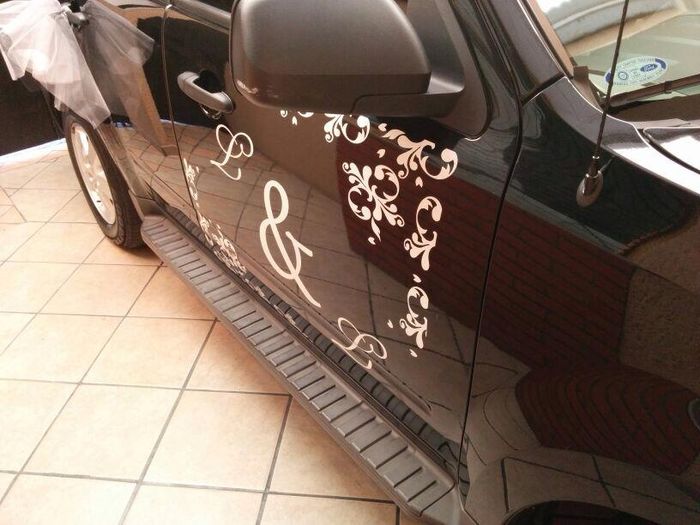 Arreglo camioneta novia