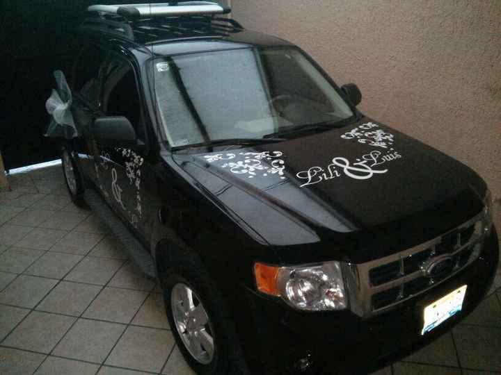 Arreglo camioneta boda