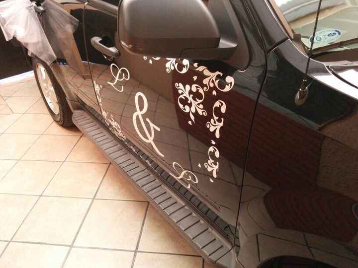 Arreglo camioneta novia