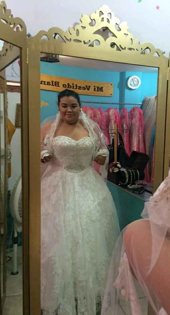 Mi vestido blanco, sin duda hermoso *.* - 1