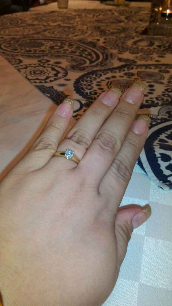 Y llego a mii... mi hermoso anillo - 1