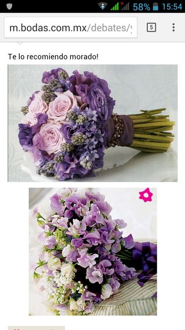 Ramo lila & morado