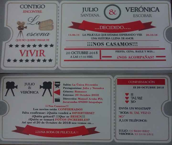 nuestra invitación