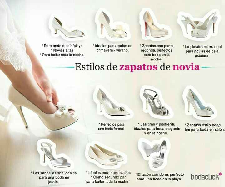 Estilos de zapatos para novia - 1