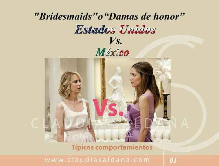 Damas de honor usa vs damas de honor mx - 1