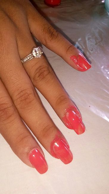  Mis uñas(manicure) para el gran día 😅 - 1