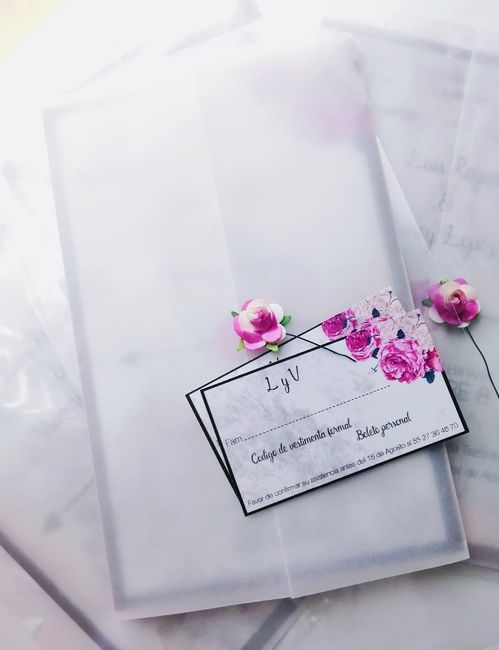 invitaciones listas 💐( Subo de Nuevo el Debate , porque la App Cambia de Calidad las Imágenes 🤔🤔) - 