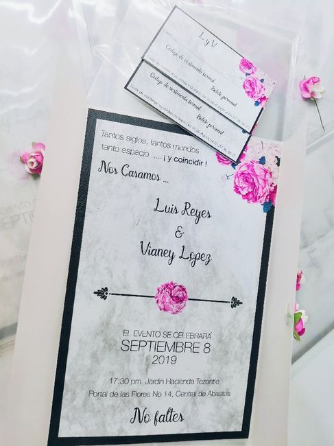 invitaciones listas 💐( Subo de Nuevo el Debate , porque la App Cambia de Calidad las Imágenes 🤔🤔) - 
