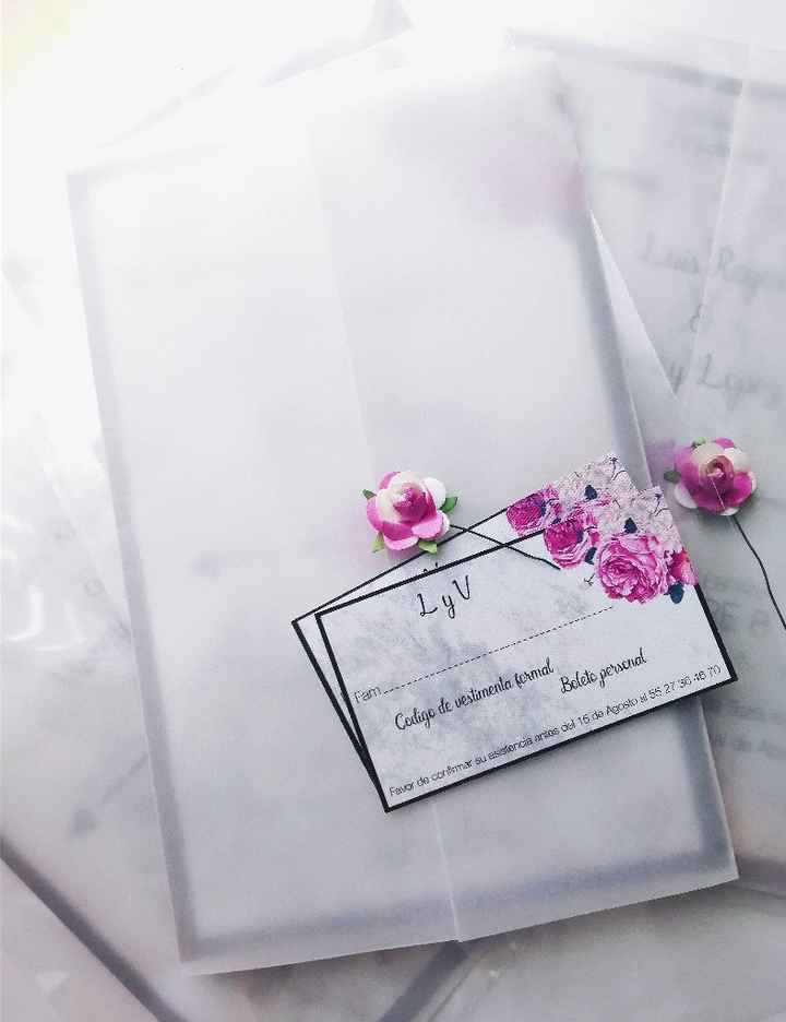 invitaciones listas 💜💐 - 1