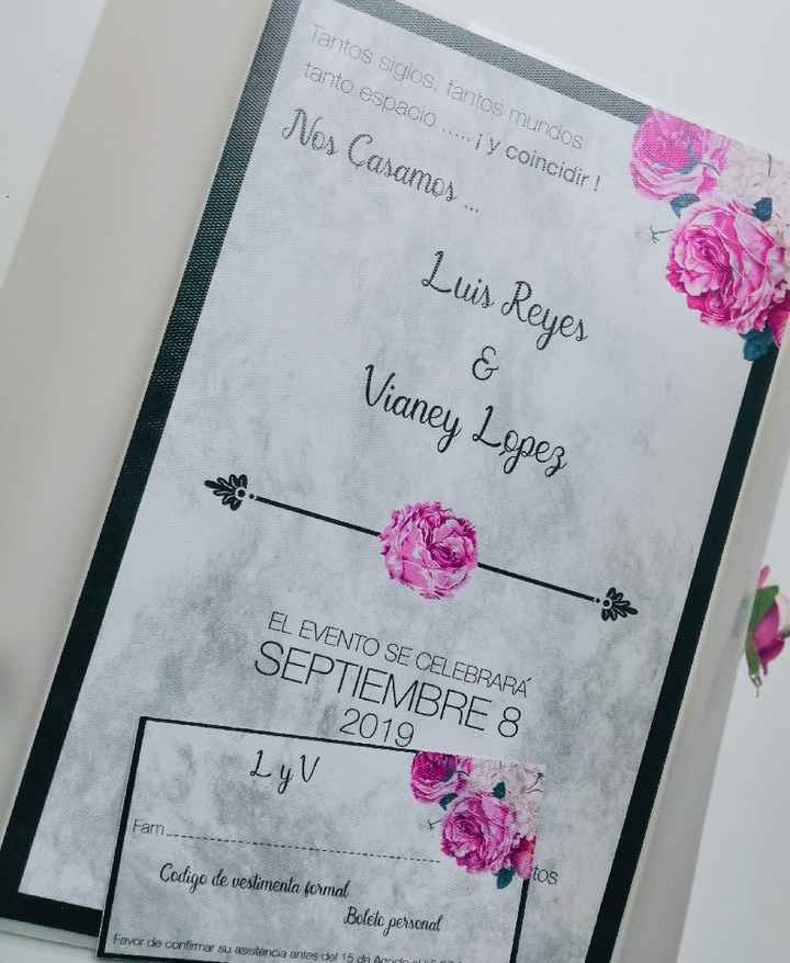 invitaciones listas 💐( Subo de Nuevo el Debate , porque la App Cambia de Calidad las Imágenes 🤔🤔) - 
