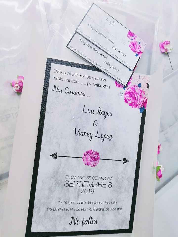 invitaciones listas 💐( Subo de Nuevo el Debate , porque la App Cambia de Calidad las Imágenes 🤔🤔) - 