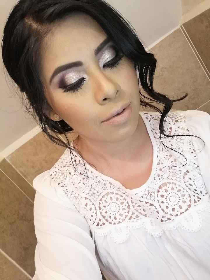 Mi Prueba de Maquillaje y Peinado 💗 - 1
