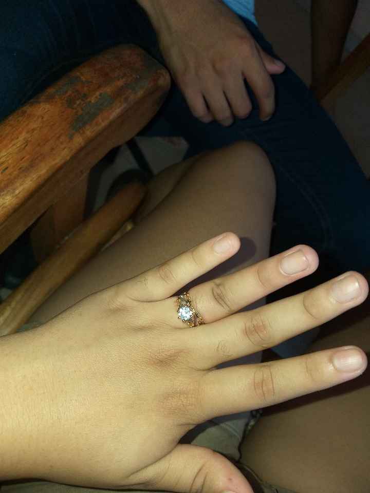 Si hubieras podido elegir el anillo de compromiso.. - 1