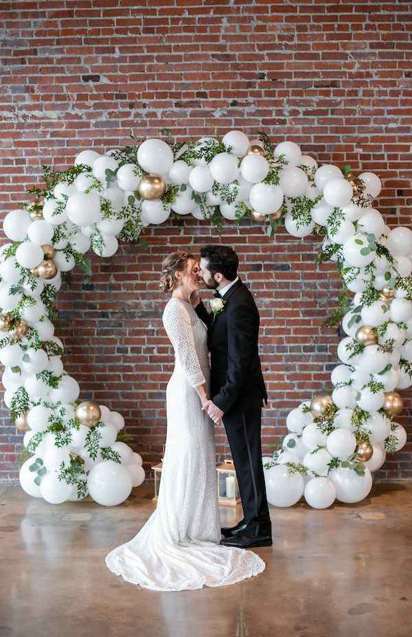 Ideas para decoración de boda "aros de flores" en cdmx - 3