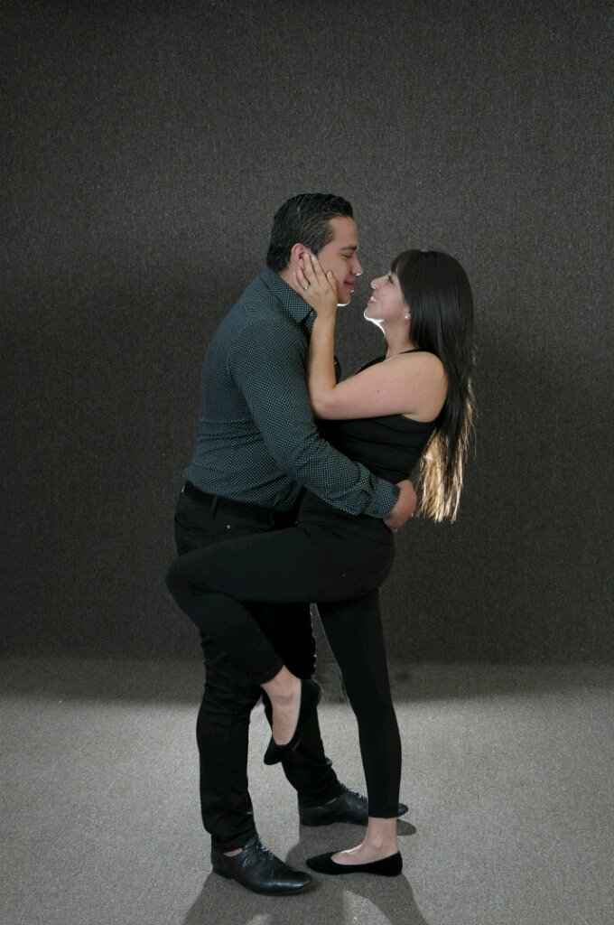 Fotos con sus prometidos - 1