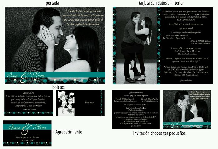 Las invitaciones!!! el tiempo pasa y yo siento sin las invitaciones... - 2