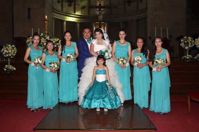 Color de vestido de damas - 1