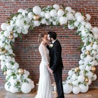 Ideas para decoración de boda "aros de flores" en cdmx - 3