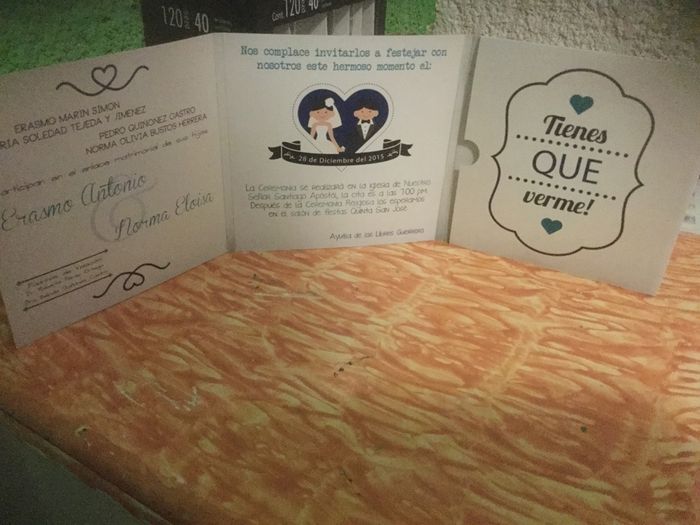 Llegaron las invitaciones - 2