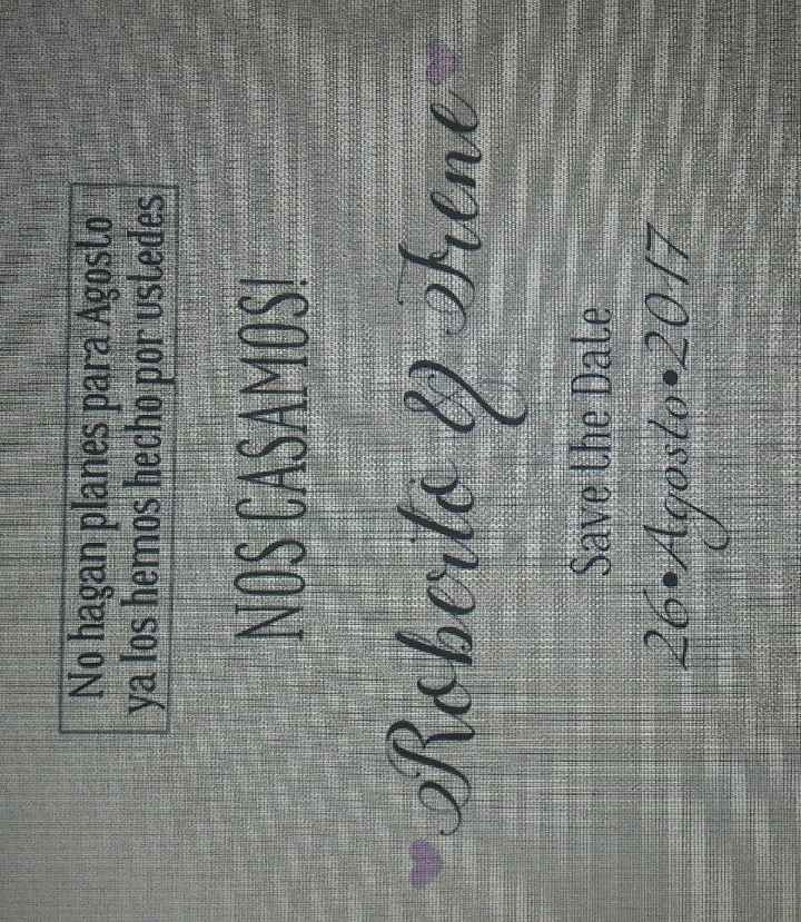 Idea save the date - 1