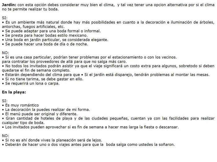 Salón, Jardín o Playa?