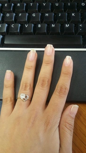 Argolla y anillo de compromiso. - 1