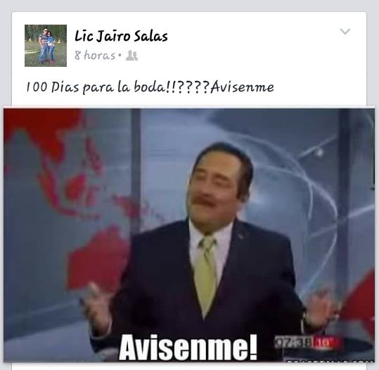 100 dias y la boda?? Avisenme!