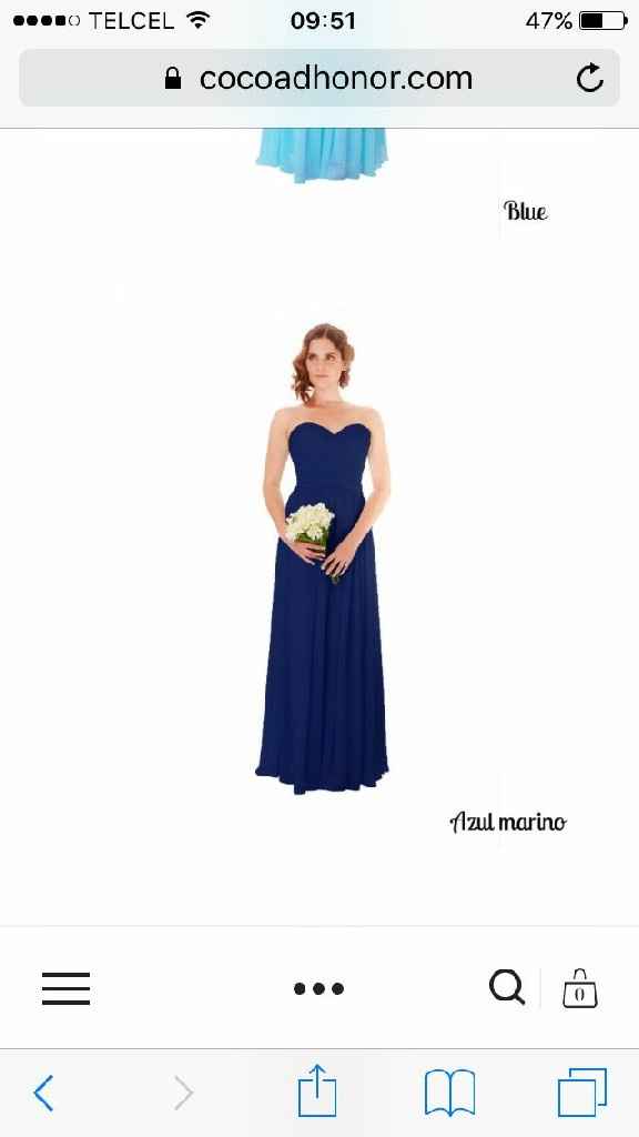 Ya tenemos el vestido de damas 👏👏 - 1