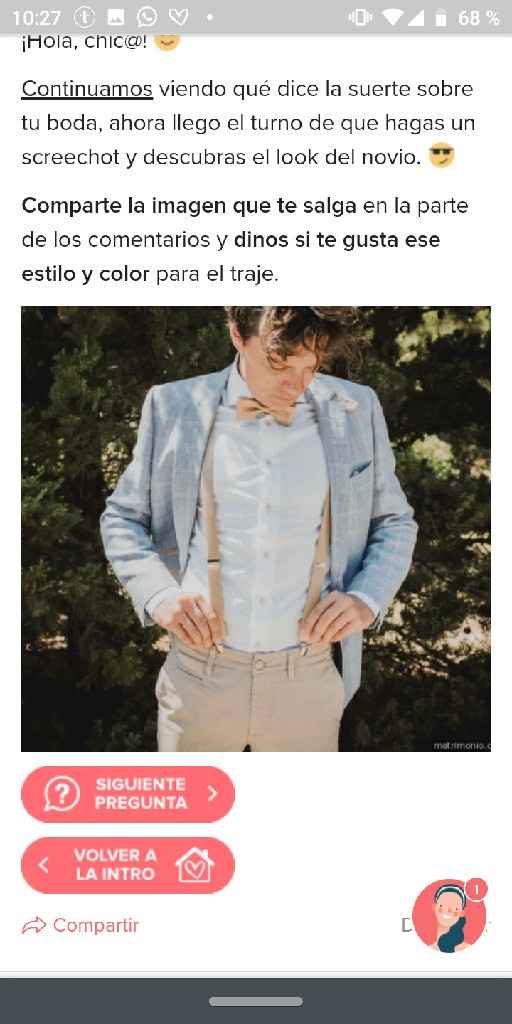 Haz screenshot y descubre el look de novio - 1