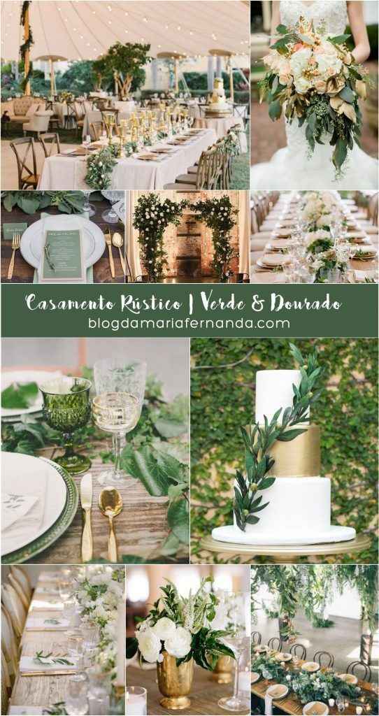 Bodas en dorado y verde esmeralda - 4