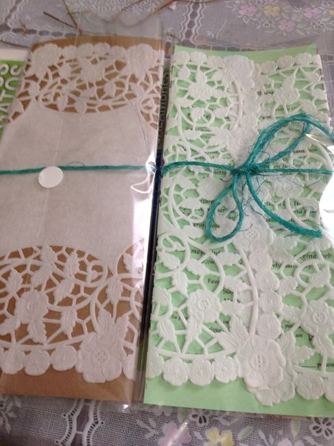 Invitaciones diy con blondas - 1