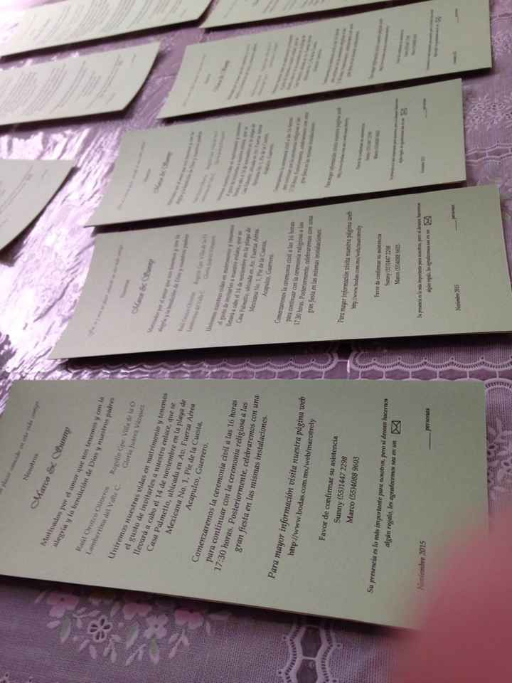 Invitaciones diy con blondas - 2
