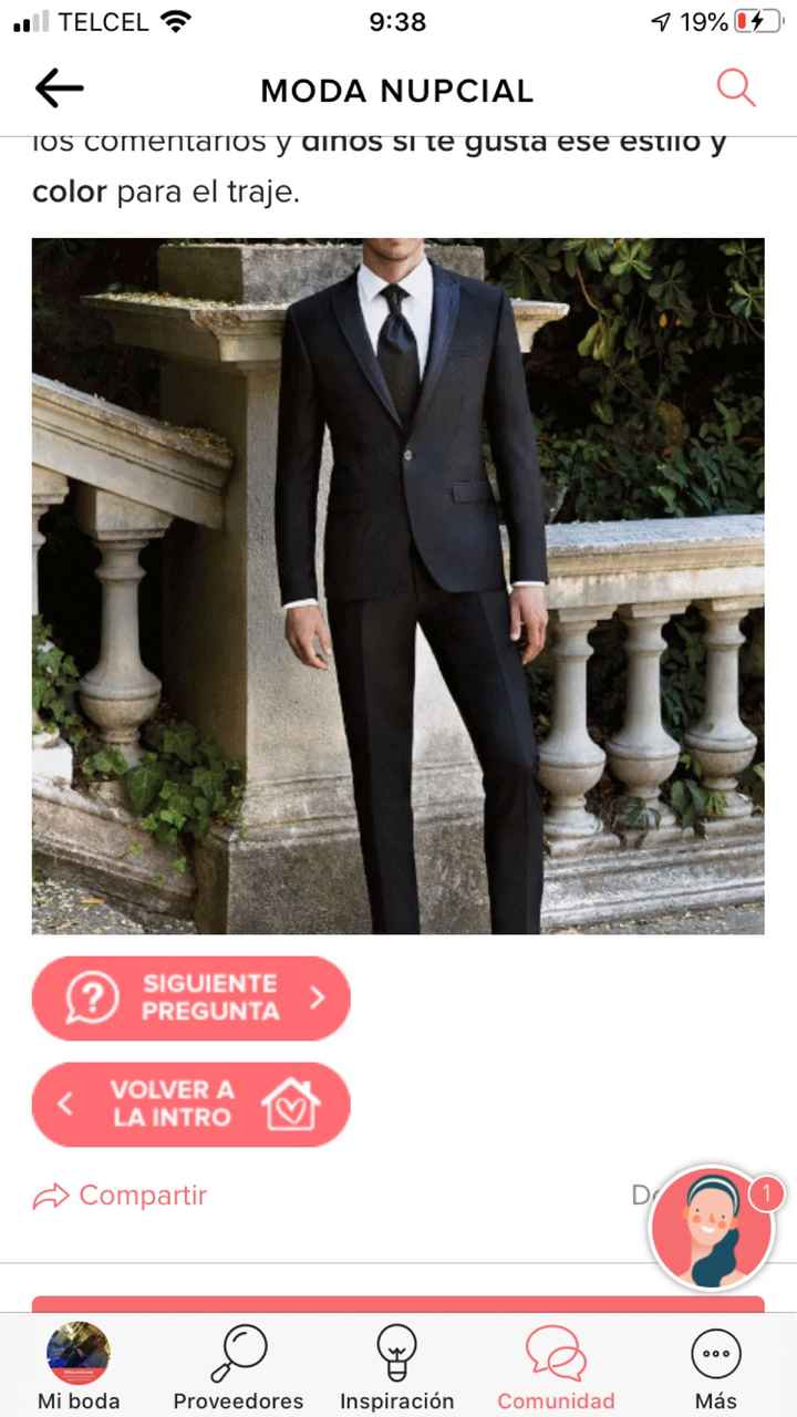 Haz screenshot y descubre el look de novio - 1