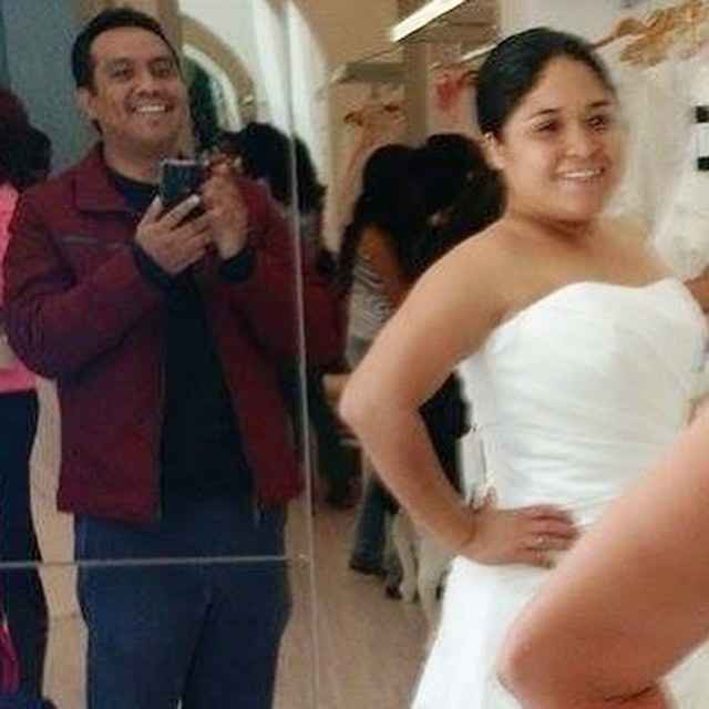 El segundo vestido que me probé