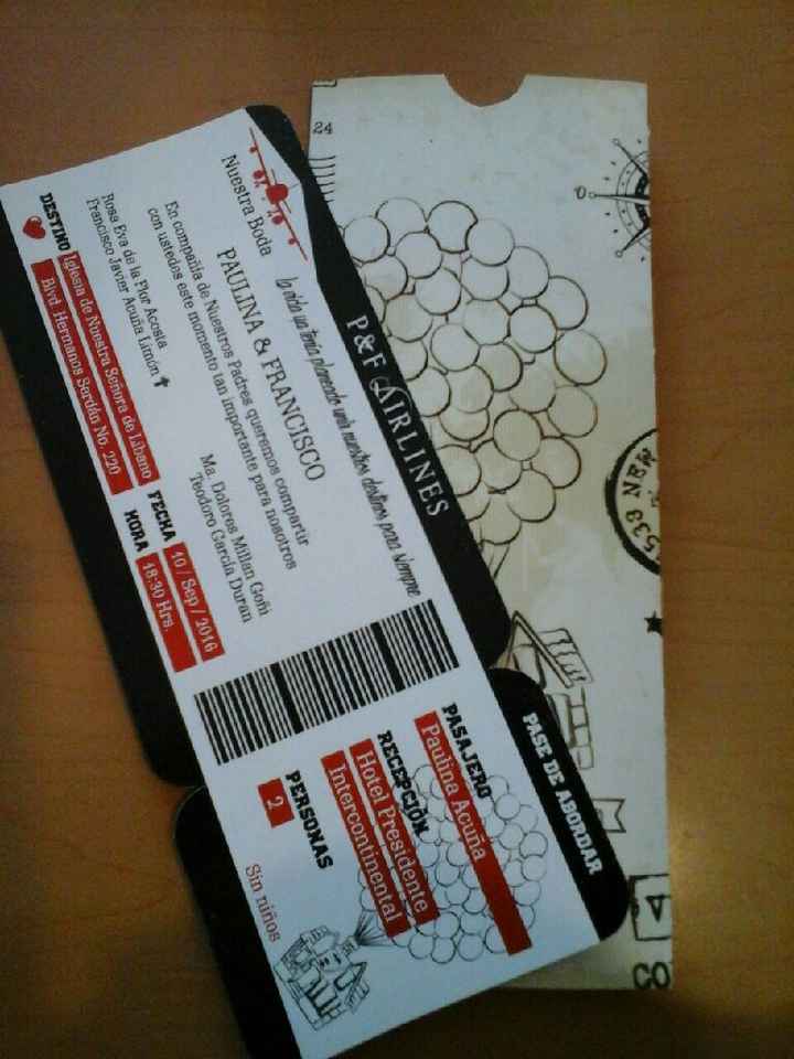 Mis hermosas invitaciones. :) - 1