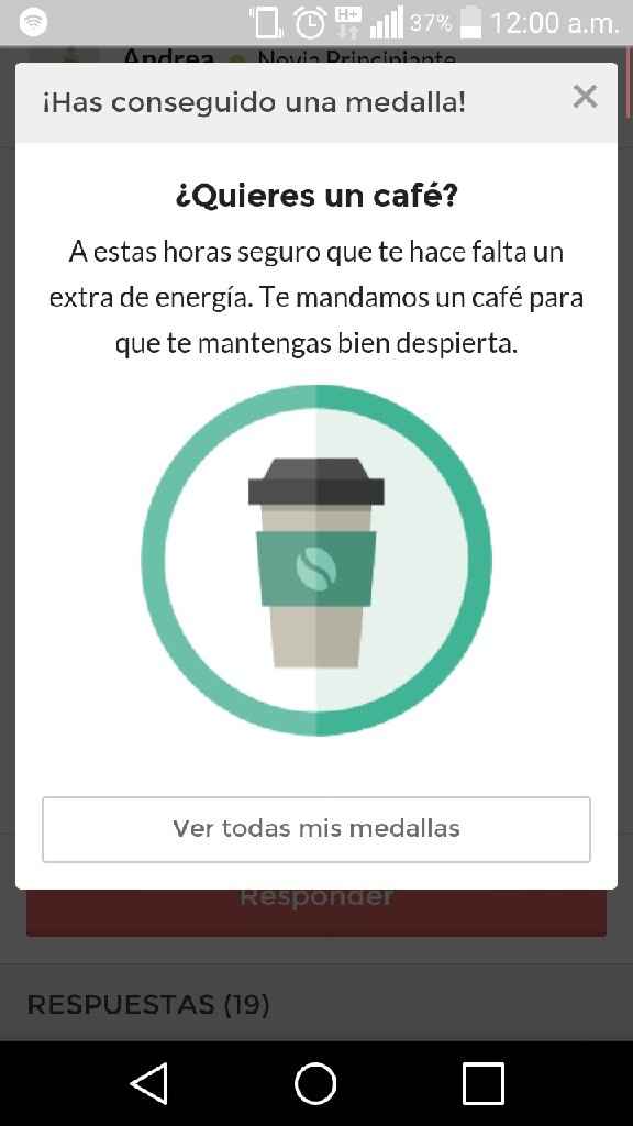 Por fin mi medalla del cafe - 1