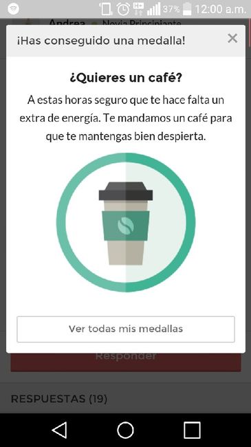 Por fin mi medalla del cafe - 1