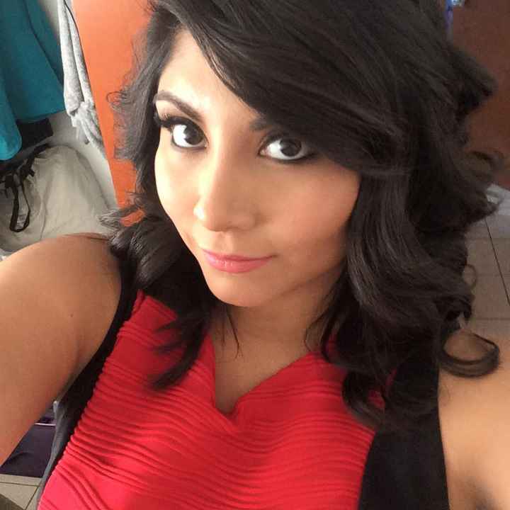 Maquillaje antes de las fotos