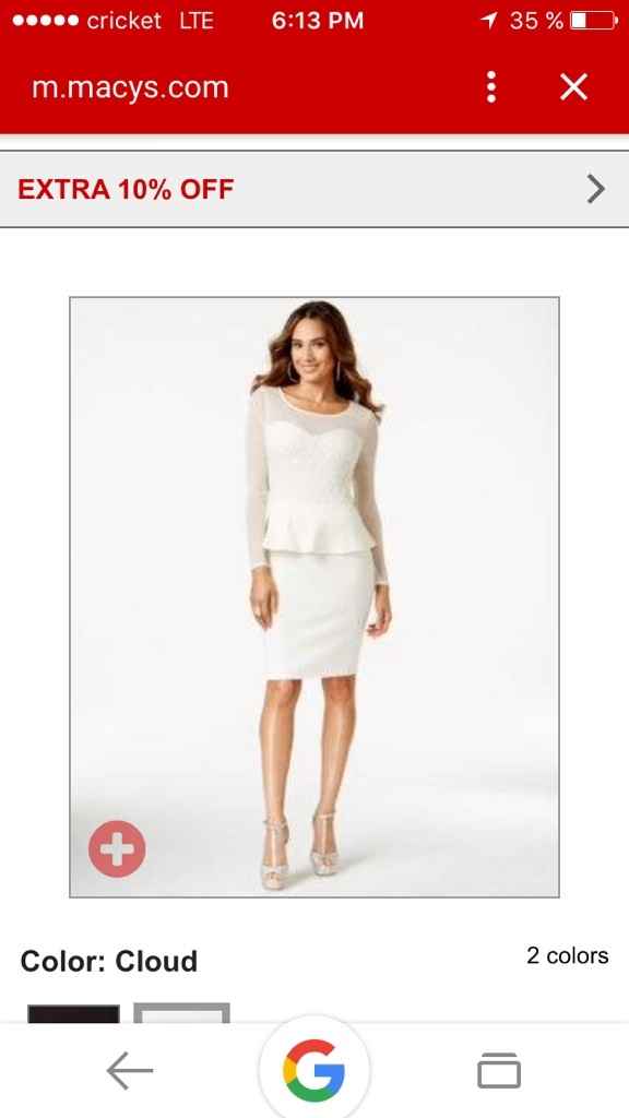 Vestido para boda civil - 1