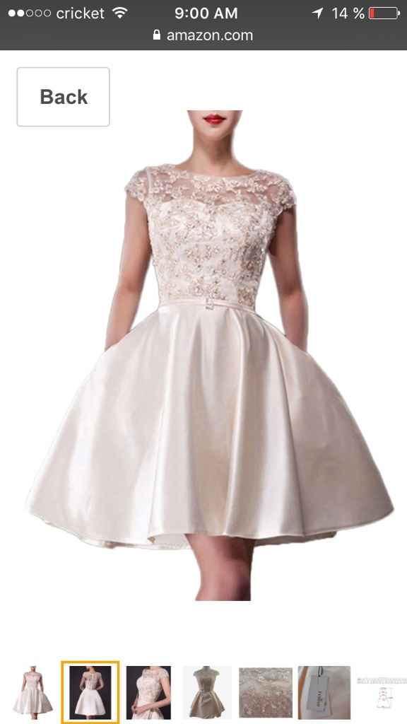 Vestido para boda civil - 3