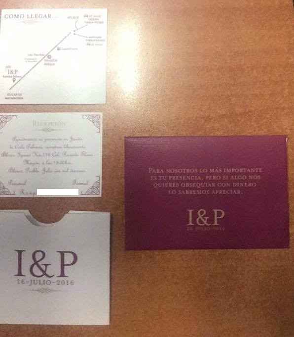 Mapita, tickets, sobre para tickets y sobre para dinero