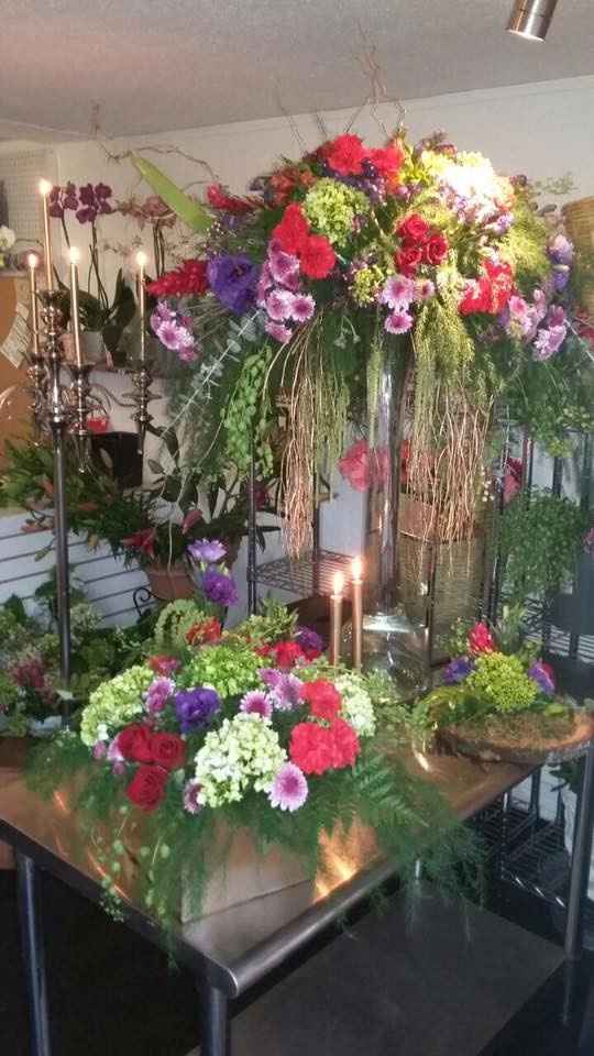 Flores para mesa largos