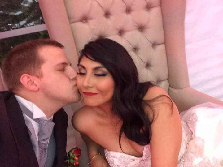 Selfie con el esposo