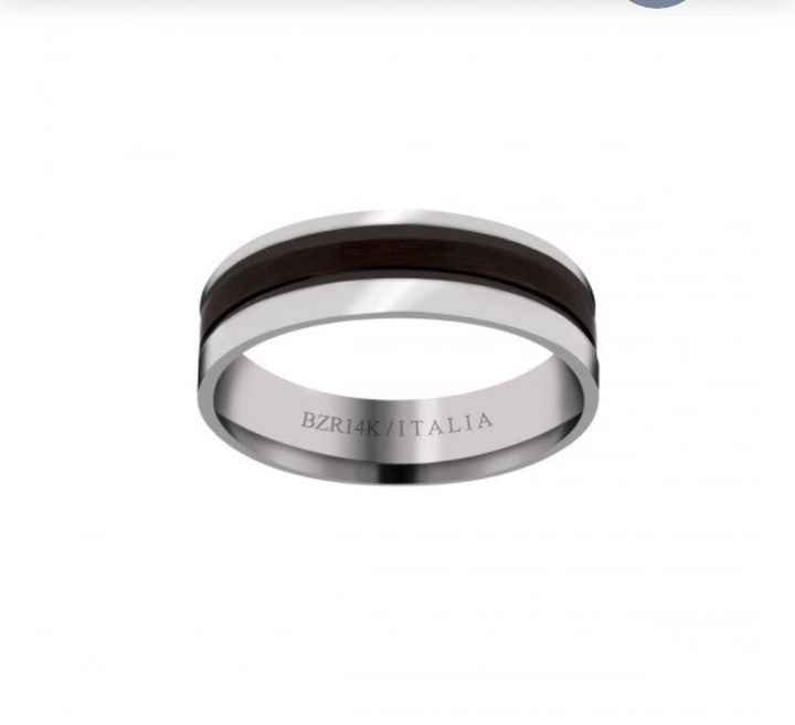 Anillo de Matrimonio con el de Compromiso - 2